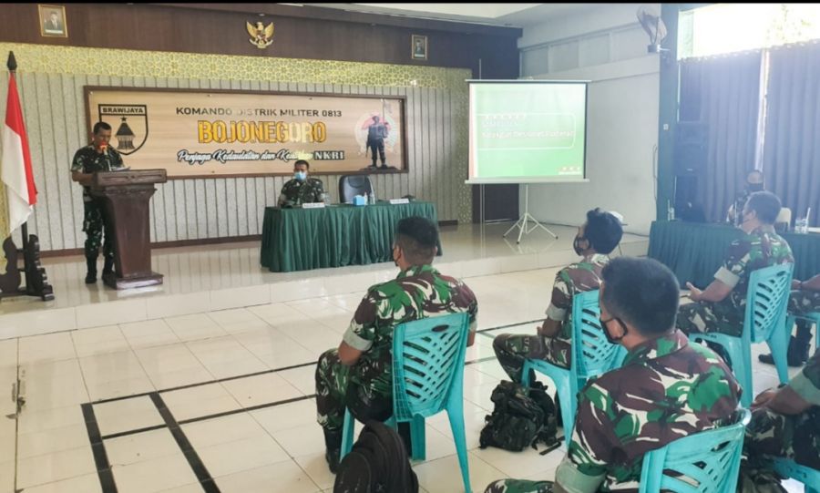 Tim Aspuantap Pusterad kunjungi Kodim 0813 Bojonegoro