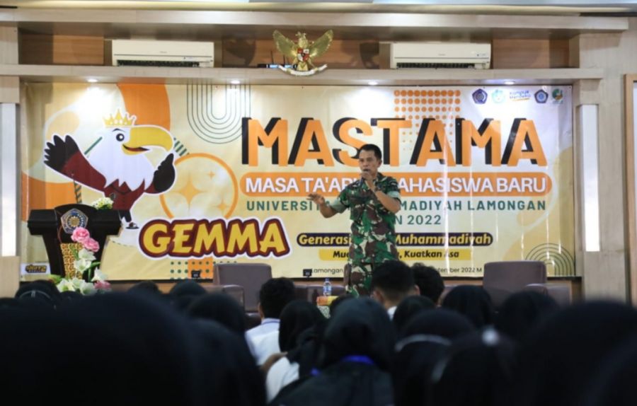 Kasdim 0812 Lamongan bekali Wawasan Kebangsaan kepada 250 Mahasiswa Baru