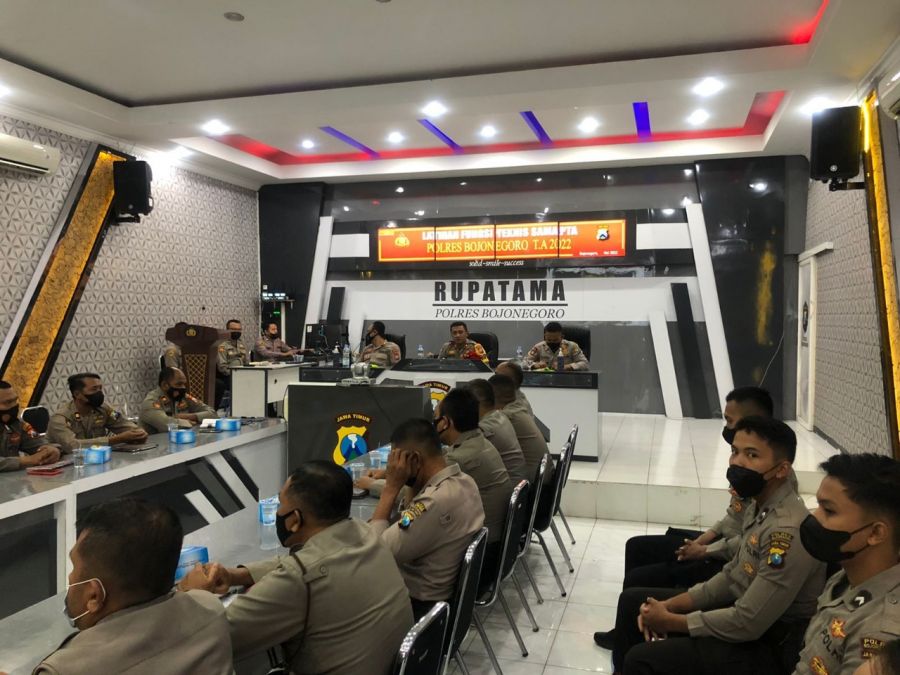 Tingkatkan Kemampuan, Polres Bojonegoro Gelar Pelatihan Fungsi Teknis Samapta