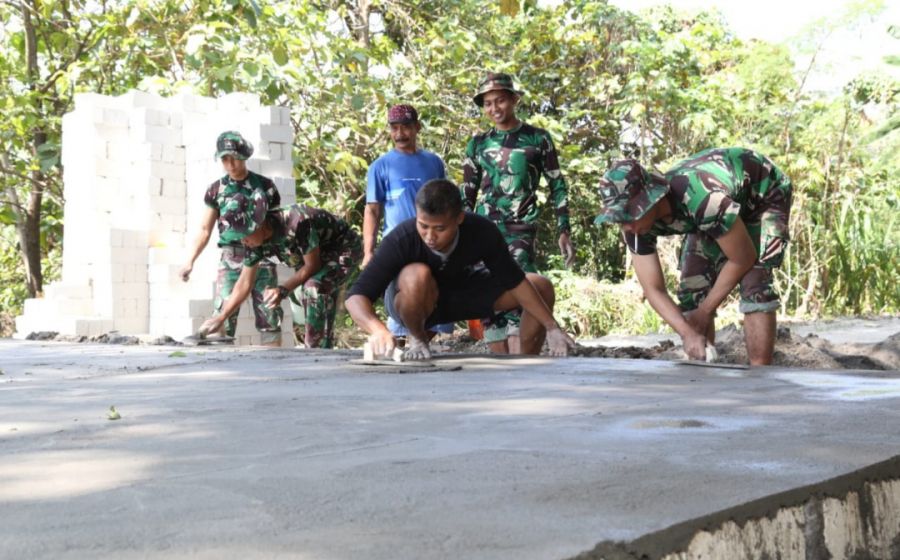 Tingkatkan Kemanunggalan TNI dan Masyarakat Ada di Lokasi TMMD ke-114