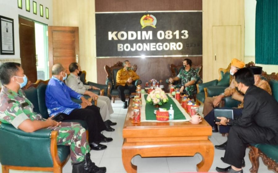 Tingkatkan Komunikasi, DPC PEPABRI Kunjungi Markas Kodim 0813 Bojonegoro