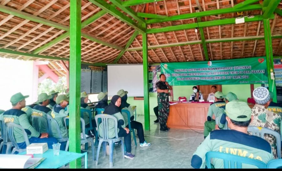 TMMD 115 Sekaran, Pemkab Bojonegoro Gelar Pembinaan dan Pelatihan Anggota Satlinmas