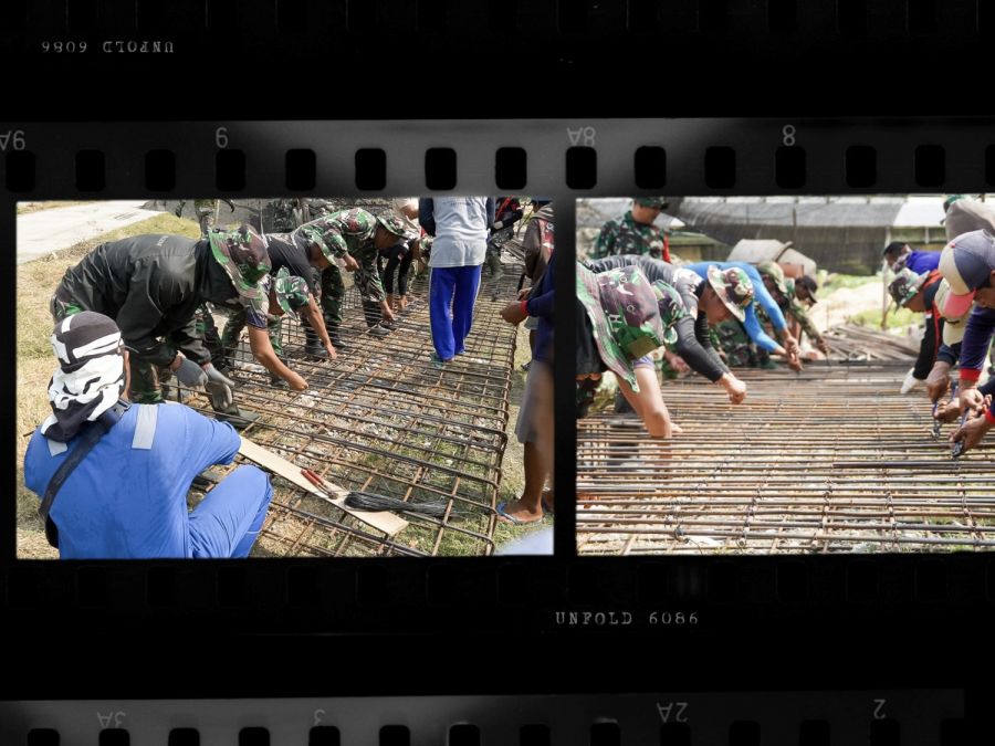 TMMD 125 Kodim 0813 Bojonegoro Kebut Pengerjaan Rehabilitasi Check Dam