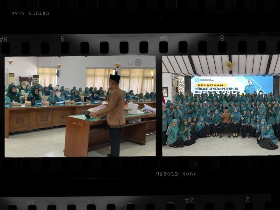TP PKK Bojonegoro Bekali Kader Keterampilan Merawat Jenazah Perempuan