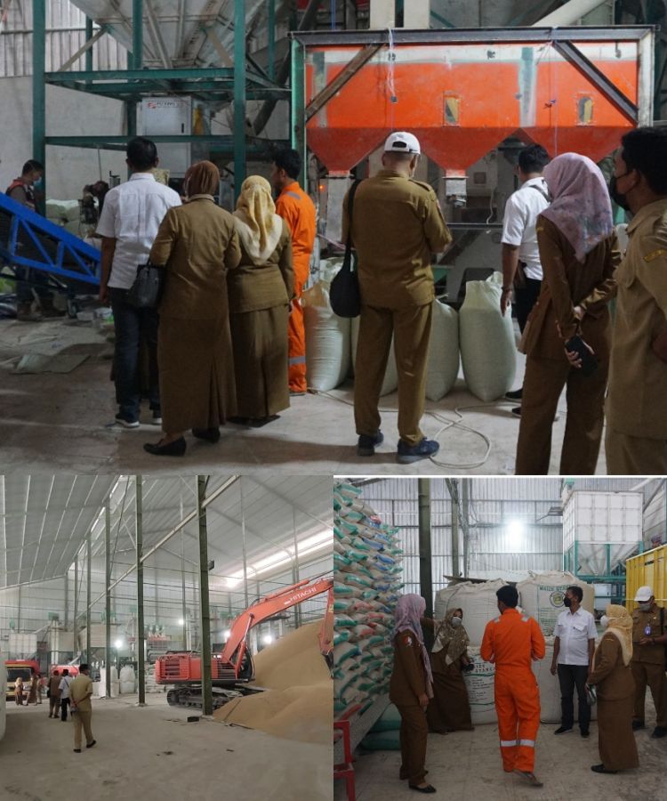TPID Pemkab Bojonegoro Datangi Penggilingan Padi Pastikan Stok Beras Aman