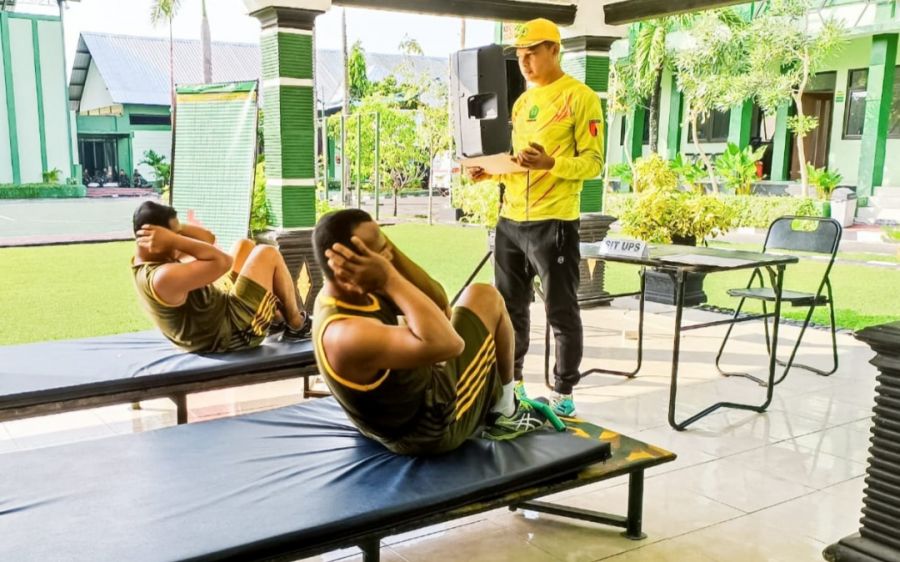 Ukur Kemampuan Fisik Prajurit, Kodim 0813 Bojonegoro Gelar Garjas Periodik