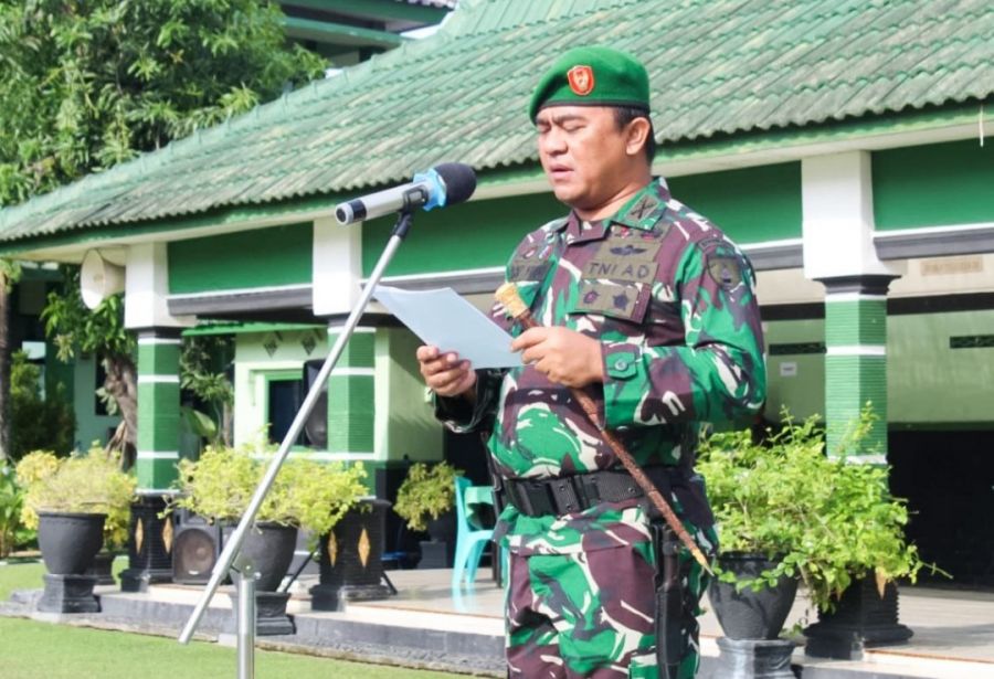 Upacara Bendera 17-an, Dandim Bojonegoro sampaikan Amanat Panglima TNI