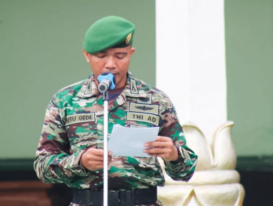 Upacara Hari Juang TNI AD, Kasdim 0813 Bojonegoro: TNI AD Tidak Boleh Berjarak dengan Rakyat