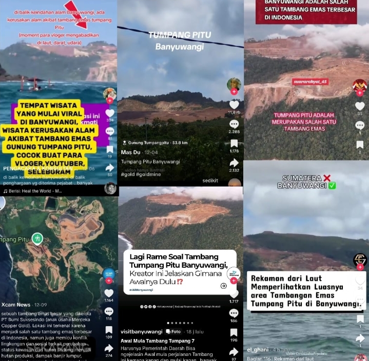 Viral di Medsos, Tambang Emas Tumpang Pitu Dinilai Ancam Lingkungan Banyuwangi