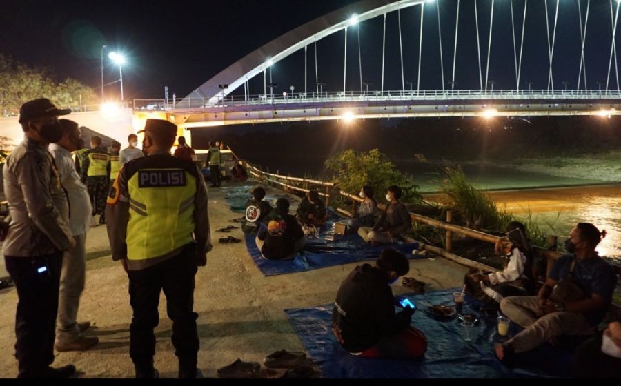 Wakapolres Pimpin Patroli Yustisi Pendisiplinan Protokol Kesehatan