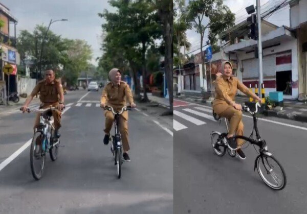 Wakil Bupati Bojonegoro Awali Bike to Work dengan Bersepeda dari Rumah Dinas