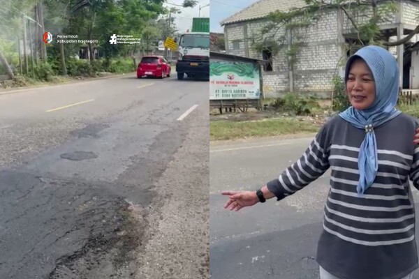 Wakil Bupati Bojonegoro Sidak Jalan Rusak di Baureno