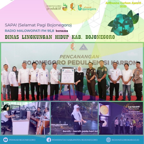 Warga Apresiasi Program Pemkab Bojonegoro Hijaukan Bumi Segarkan Udara, Taman Makin Bersih & Rindang