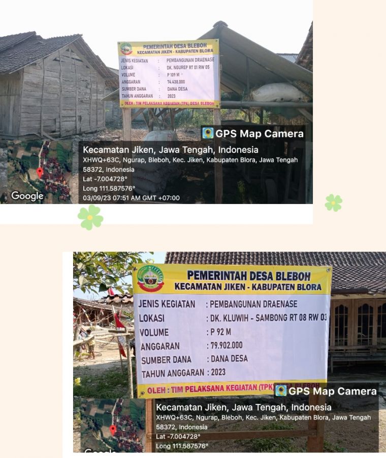 Wujudkan Aspirasi Masyarakat Pemdes Desa Bleboh Bangun Saluran Drainase di Dua Dukuhan