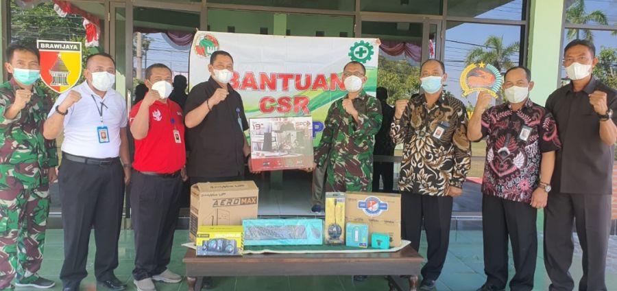 Wujudkan Sinergisitas, Koperasi Kareb Serahkan Bantuan Sarana Vidcon untuk Kodim Bojonegoro