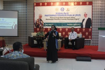 Bank Indonesia (BI) Bersama DPR RI Komisi XI Farida Hidayati Sosialisasi Partisipasi Edukasi Publik