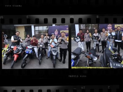 Polres Bojonegoro Kembalikan 3 Motor Korban Curanmor, Gratis !