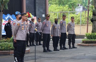 Resmi Menjabat, Wakapolres Kompol David Manurung Pimpin Apel Perdana